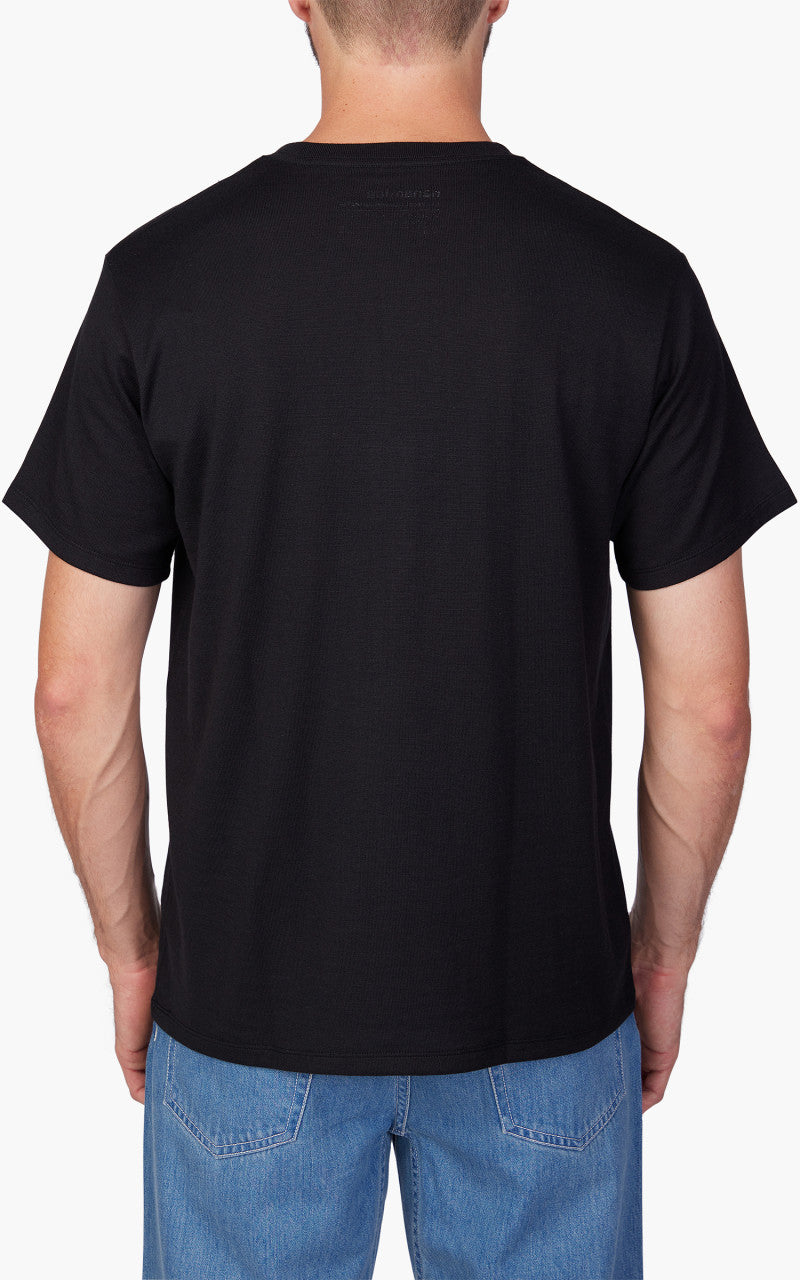 Nanamica Loopwheel Coolmax Jersey Tee Black