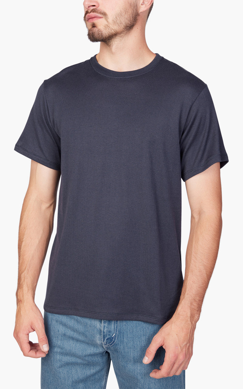 Nanamica Loopwheel Coolmax Jersey Tee Navy