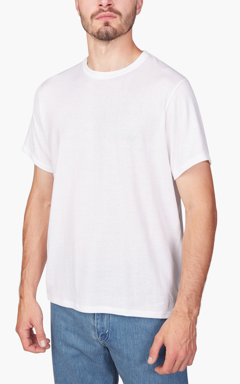 Nanamica Loopwheel Coolmax Jersey Tee White