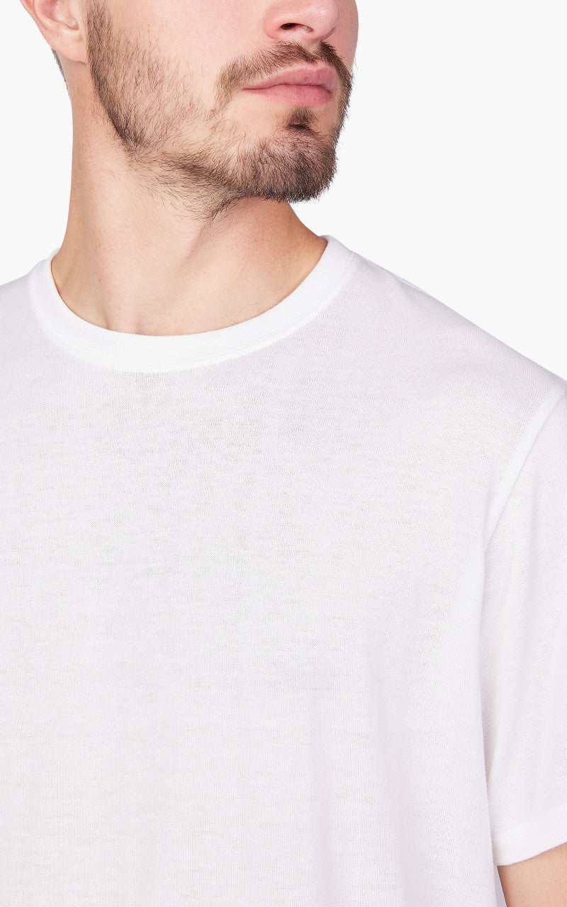 Nanamica Loopwheel Coolmax Jersey Tee White