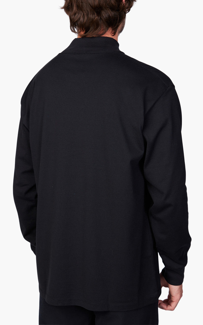 Nanamica Mock Neck L/S Tee Black