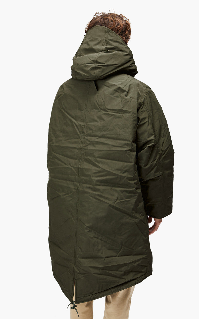 Nanamica GORE-TEX Long Down Coat Khaki Green