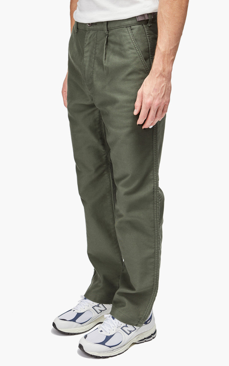 Nanamica Moleskin Dock Pants Olive