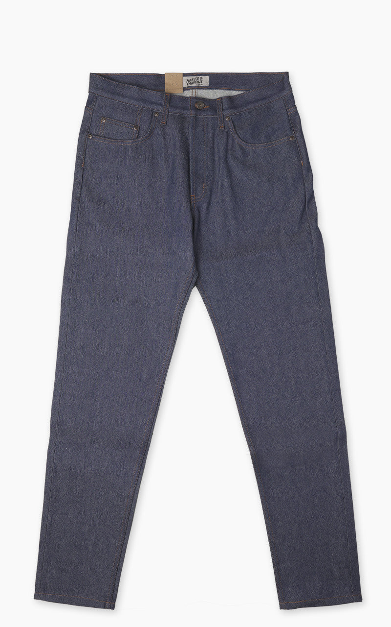 Naked & Famous Denim Easy Guy Natural Indigo Selvedge Raw Blue 12.5oz