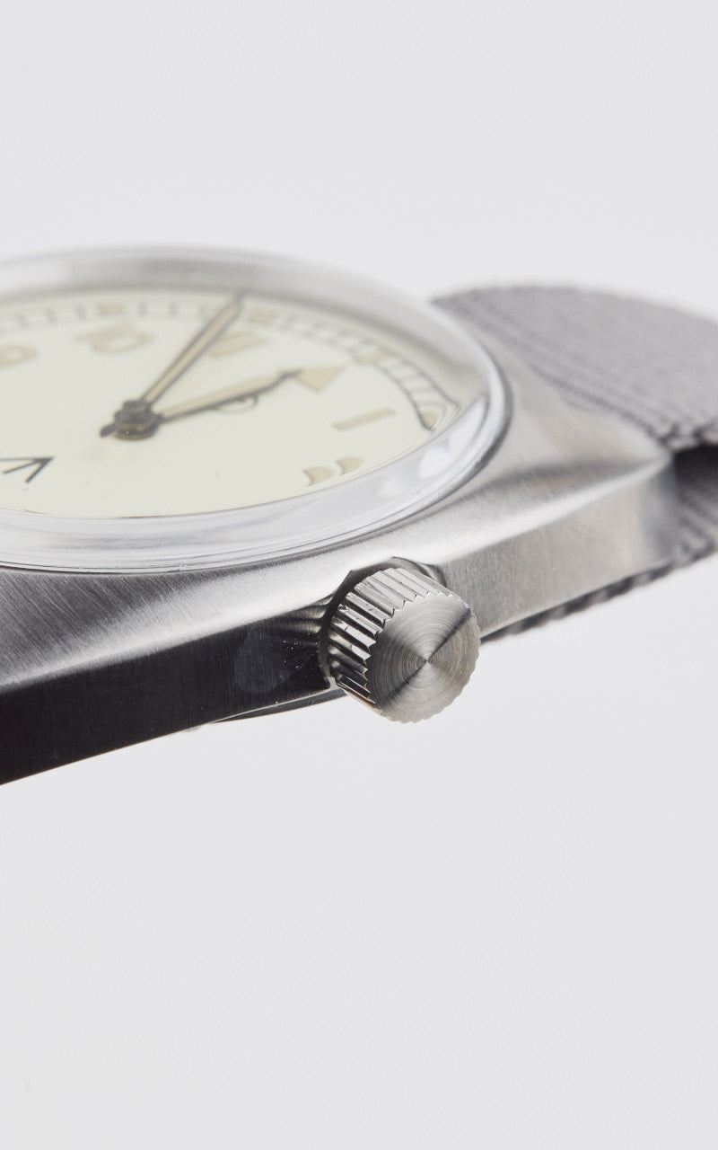 Naval Watch Company MIL-02C Naval Military Watch White Dial Grey