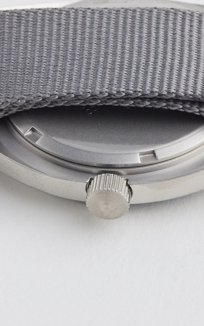 Naval Watch Company MIL-02A Naval Military Watch Black Dial Grey