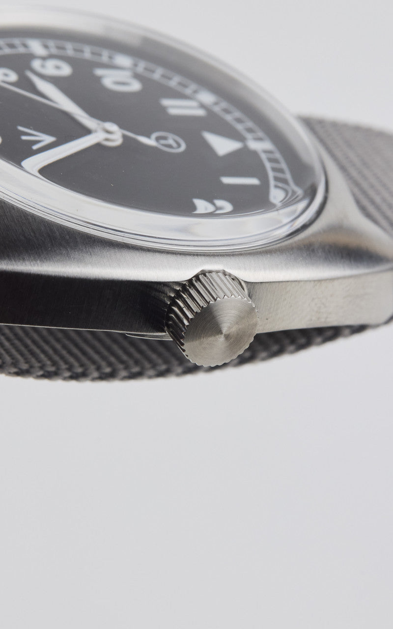 Naval Watch Company MIL-02A Naval Military Watch Black Dial Grey