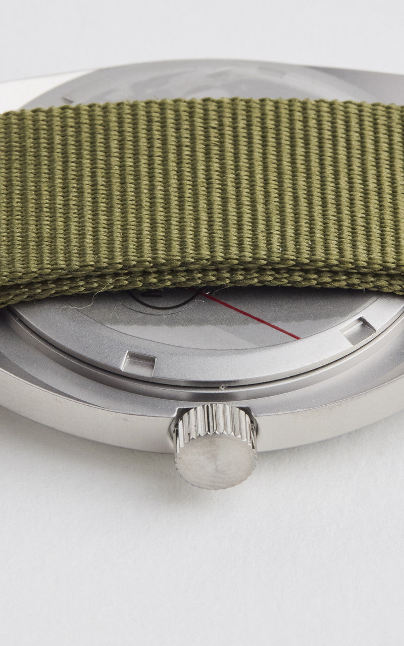 Naval Watch Company MIL-02C Naval Military Watch White Dial Khaki