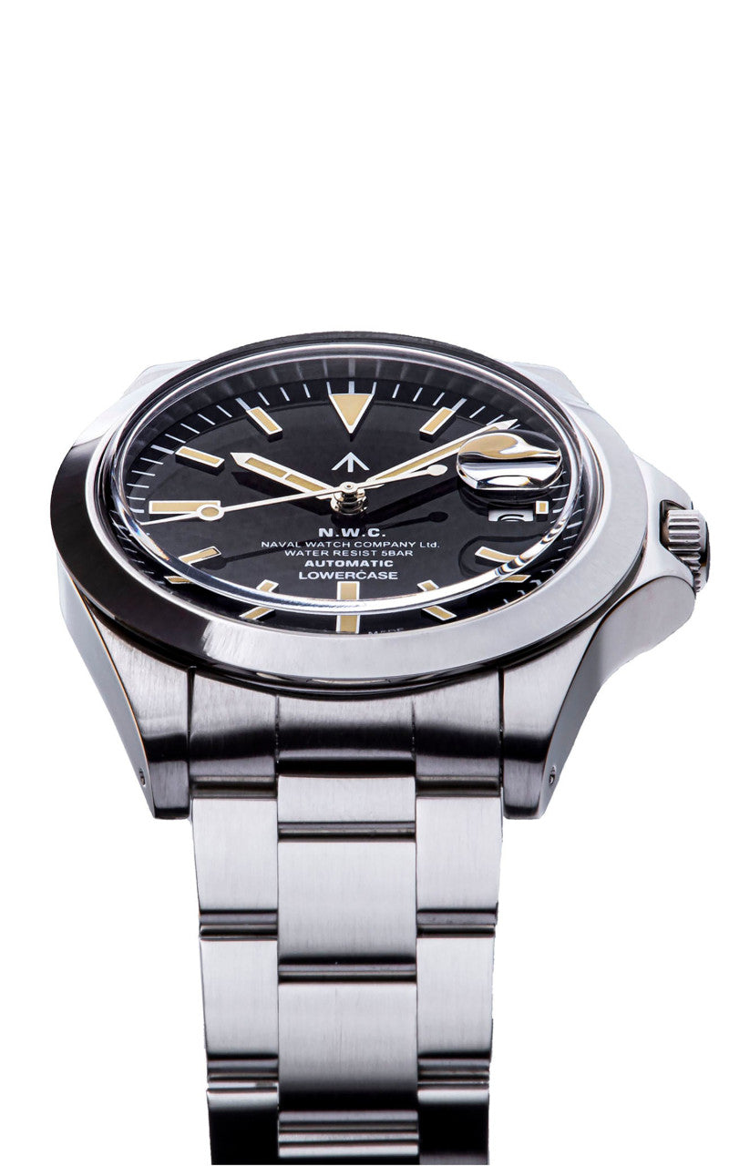 Naval Watch Company by LOWERCASE FRXA001 Black Dial Metal