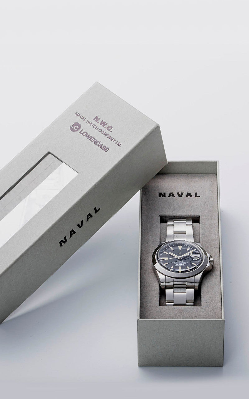 Naval Watch Company by LOWERCASE FRXA001 Black Dial Metal