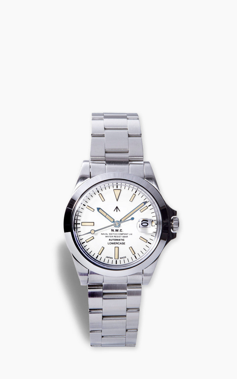 NAVAL WATCH　LOWERCASE FRXA017 Naval Watch Company by LOWERCASE FRXA017 White Dial Metal