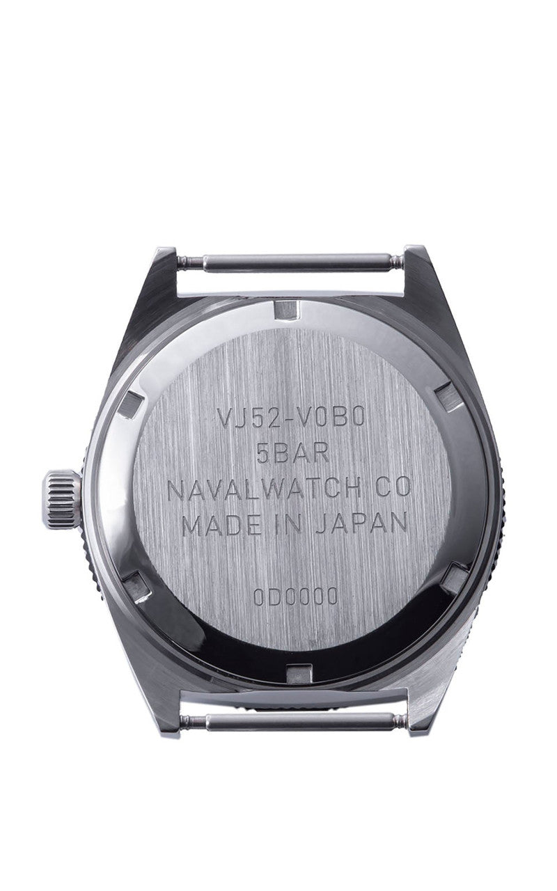 Naval Watch Company by LOWERCASE FRXB014 Quartz Watch White Dial Black
