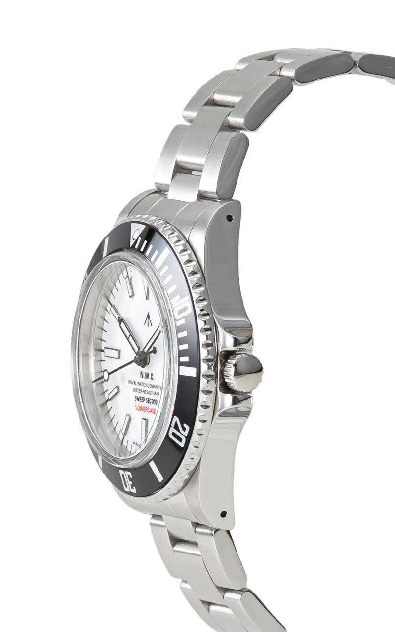 Naval Watch Company by LOWERCASE FRXE006 Sweep Second White Dial Metal