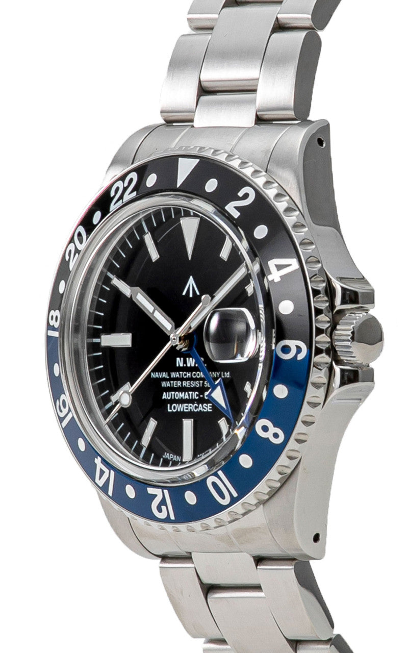 Naval Watch Company by LOWERCASE FRXD005 GMT Metal Blue/Black