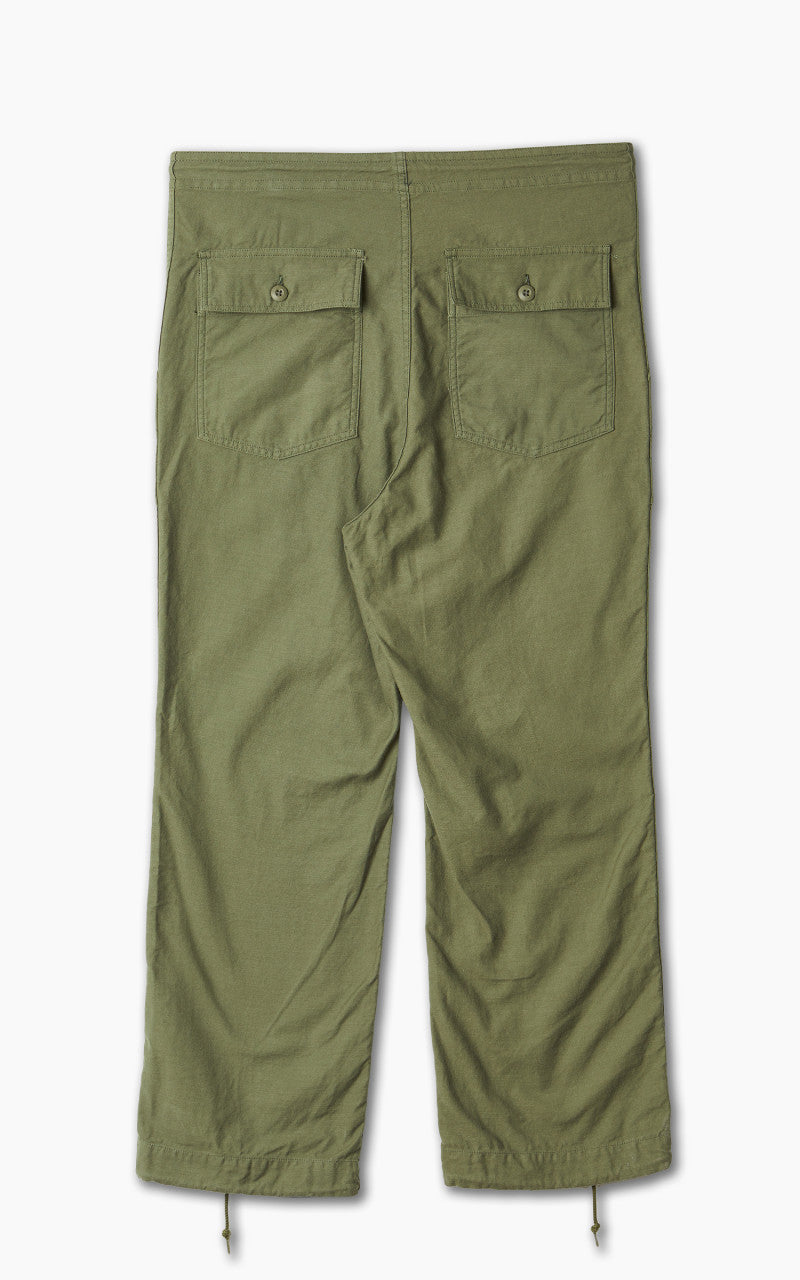 Needles String Fatigue Pant Back Sateen Olive