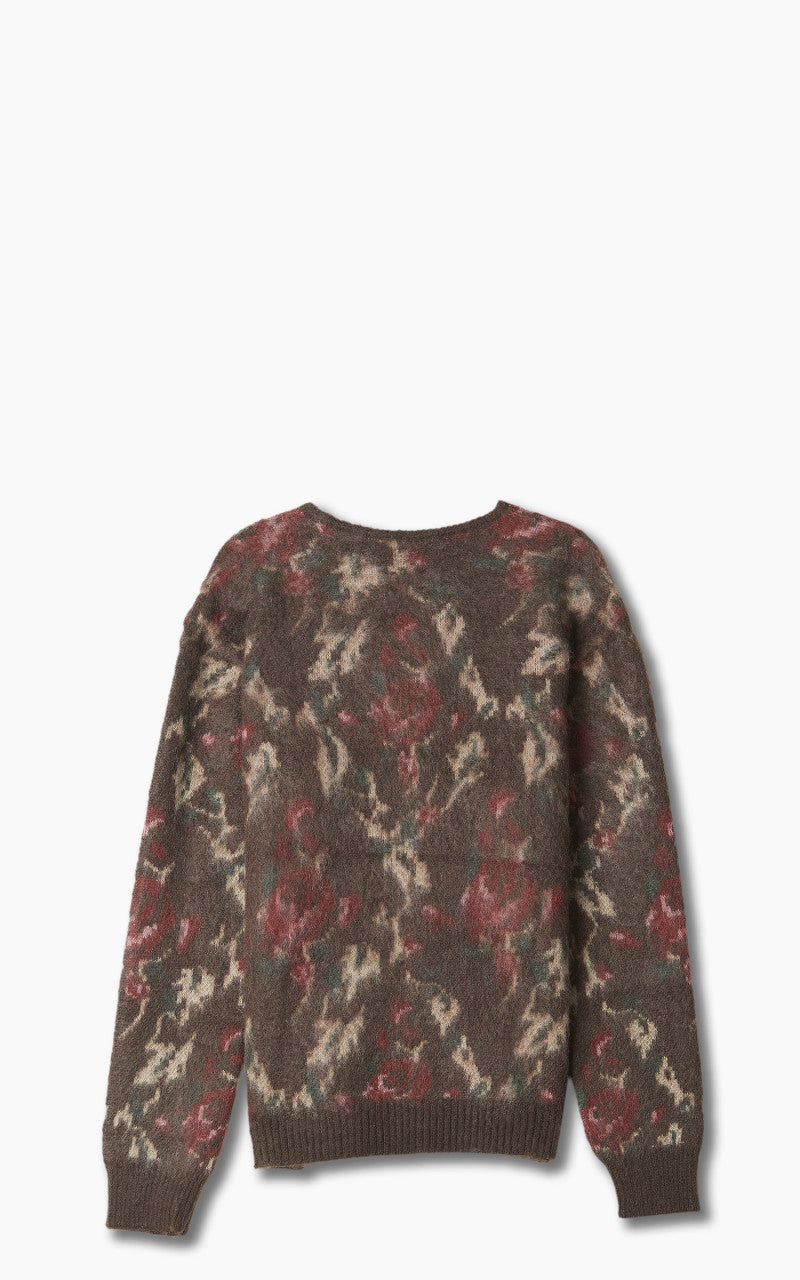 Needles Mohair Cardigan Rose Dark Brown