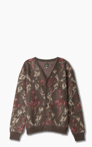 トップス NEEDLES MOHAIR CARDIGAN - ROSE Needles Mohair Rose Cardigan (Ice White) – Bows and Arrows