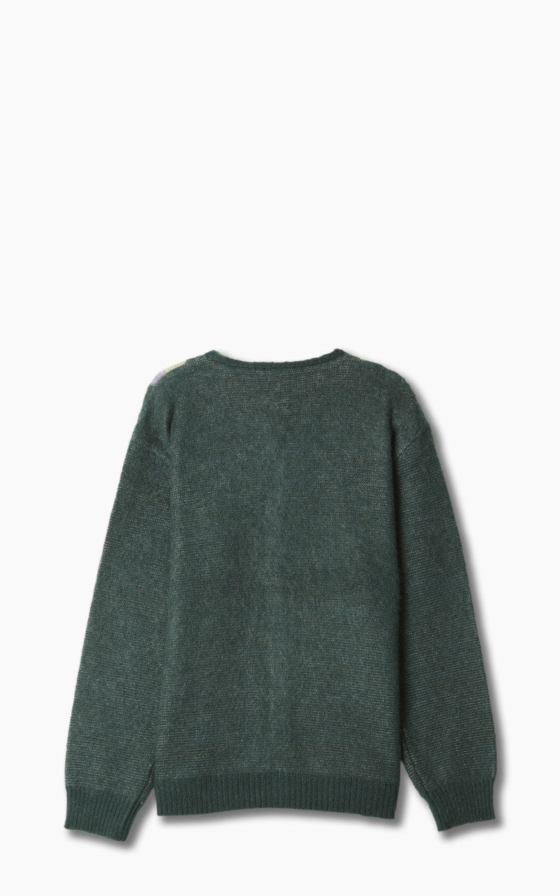 Needles Mohair Cardigan Diamond Green