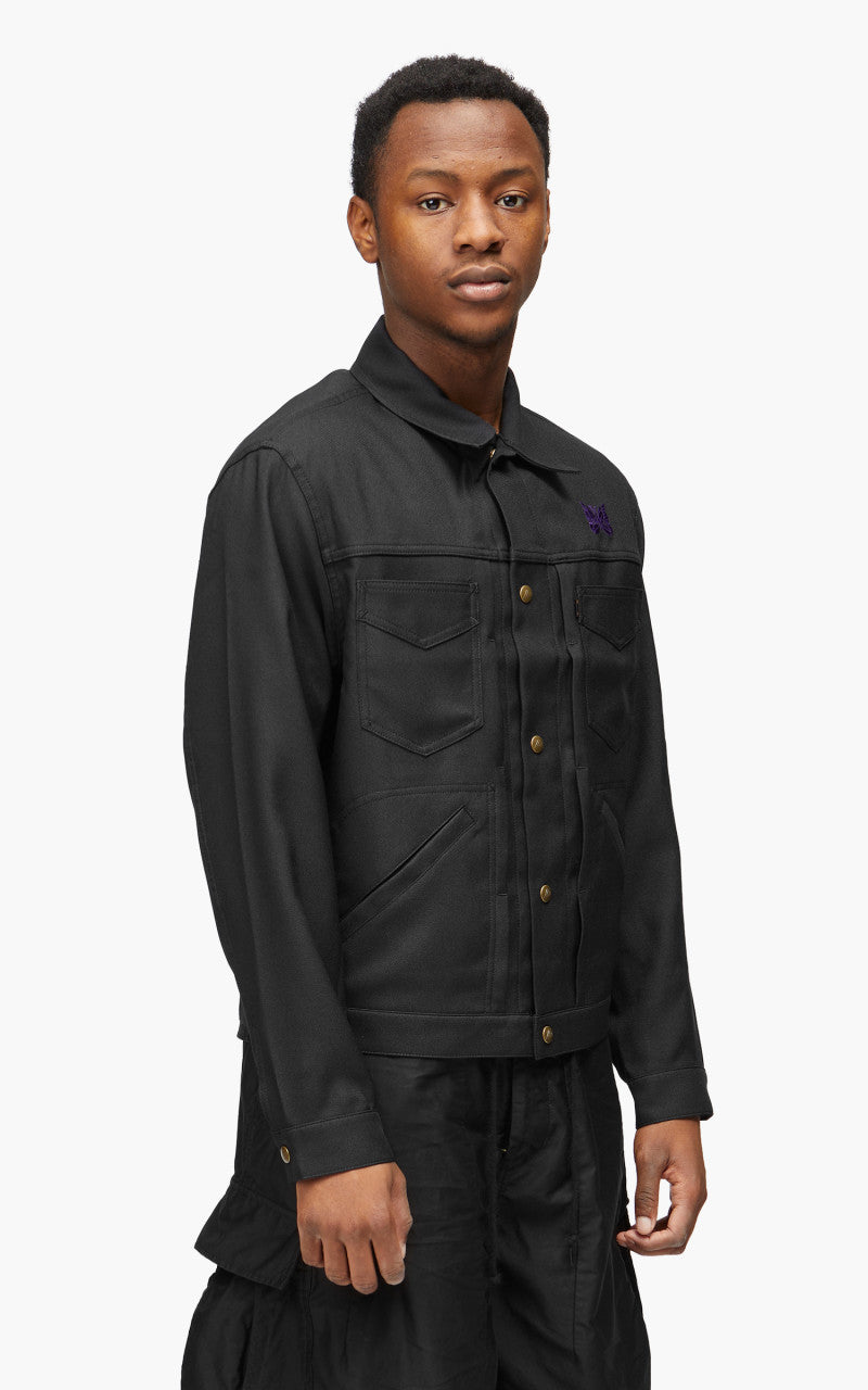 Needles Penny Jean Jacket Poly Twill Black
