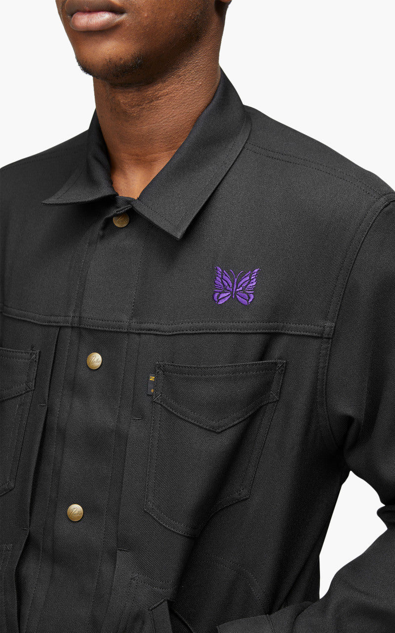 Needles Penny Jean Jacket Poly Twill Black