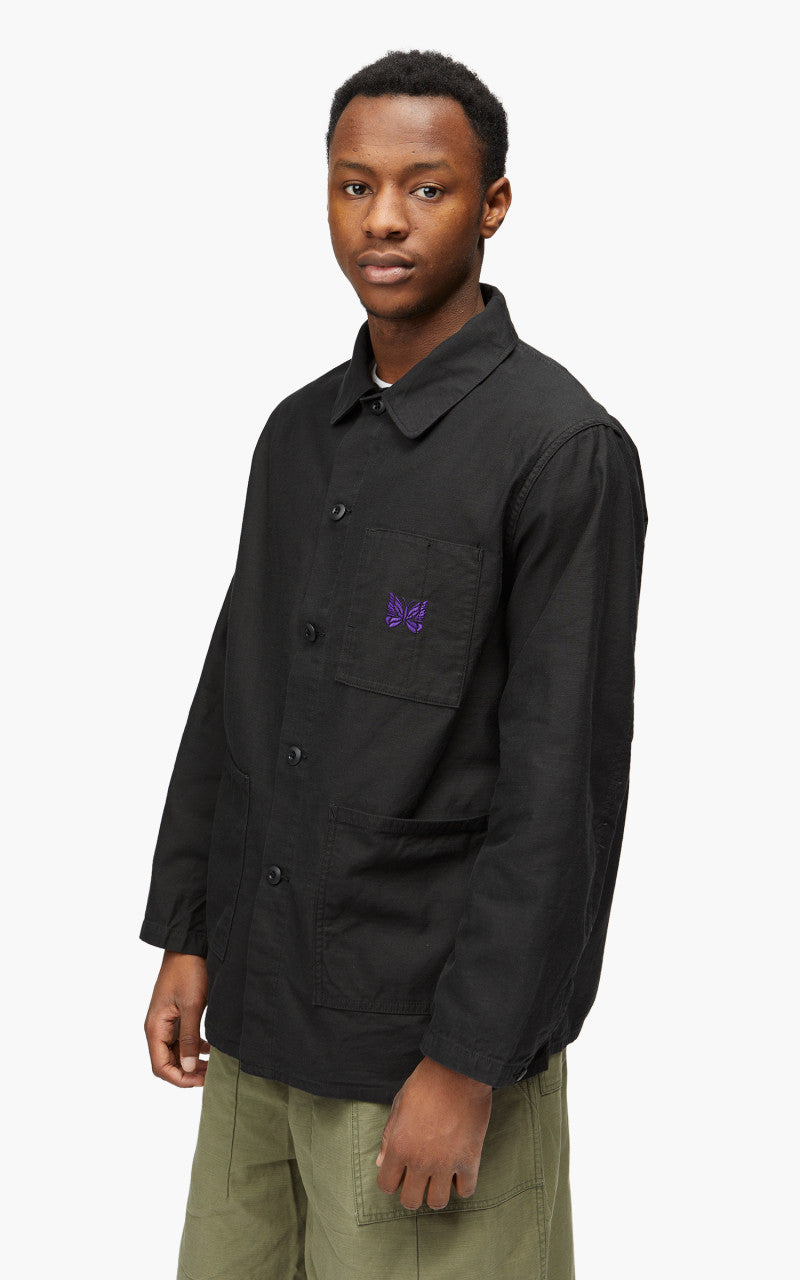 Needles D.N. Coverall Back Sateen Black