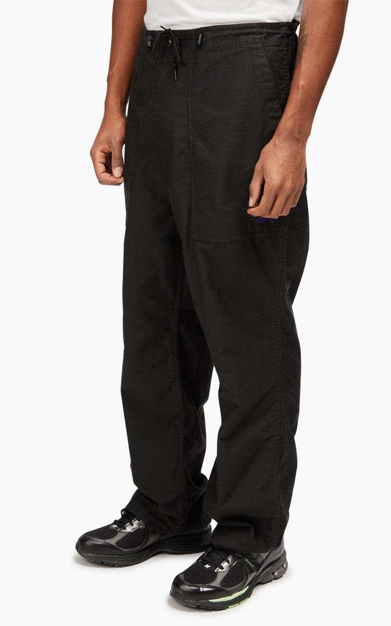 Needles String Fatigue Pant Back Sateen Black