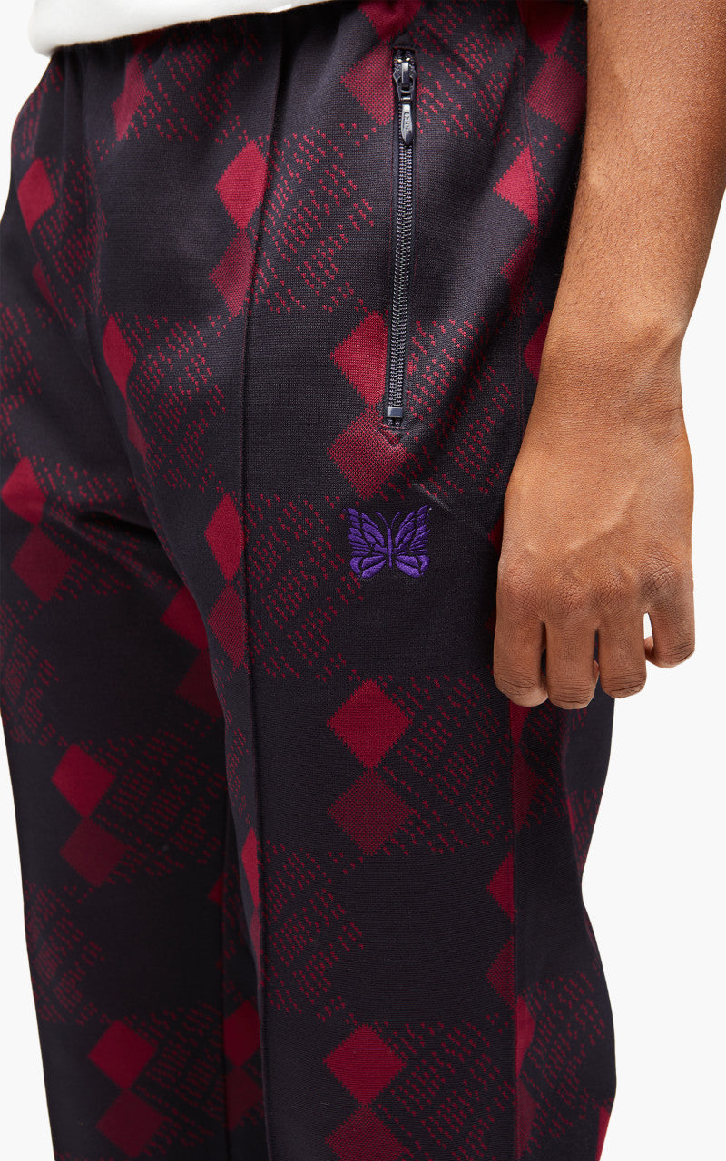 Needles Track Pant Poly Jacquard Navy