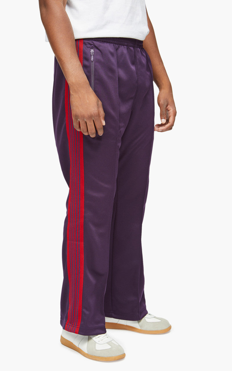 Needles Boot-Cut Track Pant Poly Smooth Dark Purple