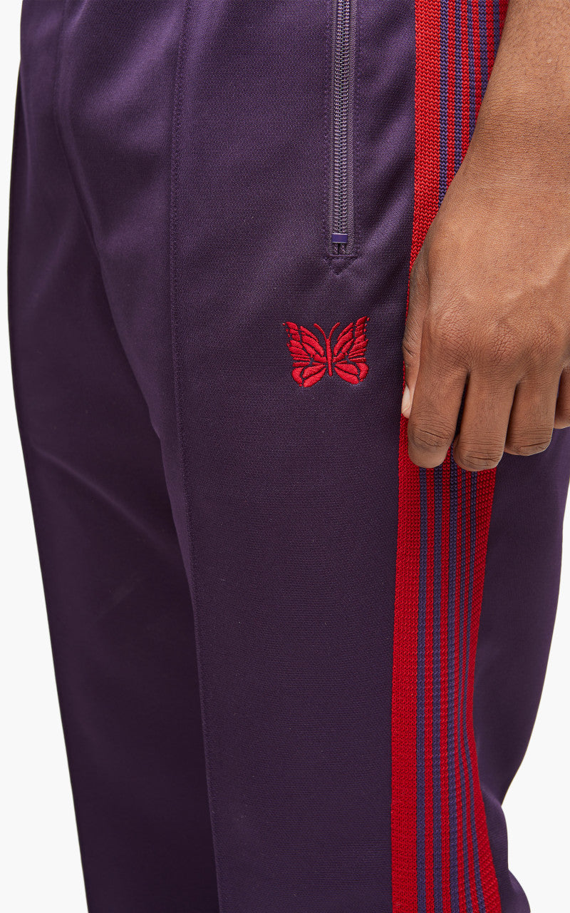 Needles Boot-Cut Track Pant Poly Smooth Dark Purple