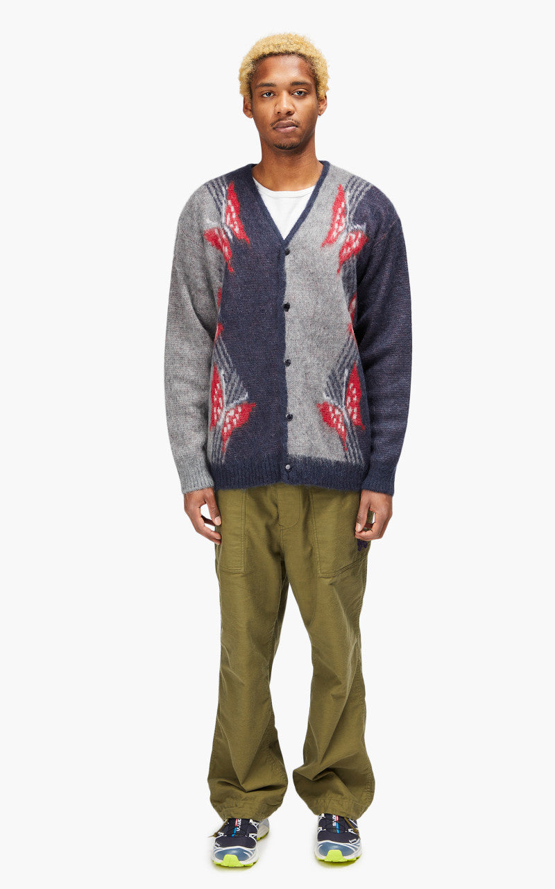 Needles Mohair Cardigan Papillon Navy