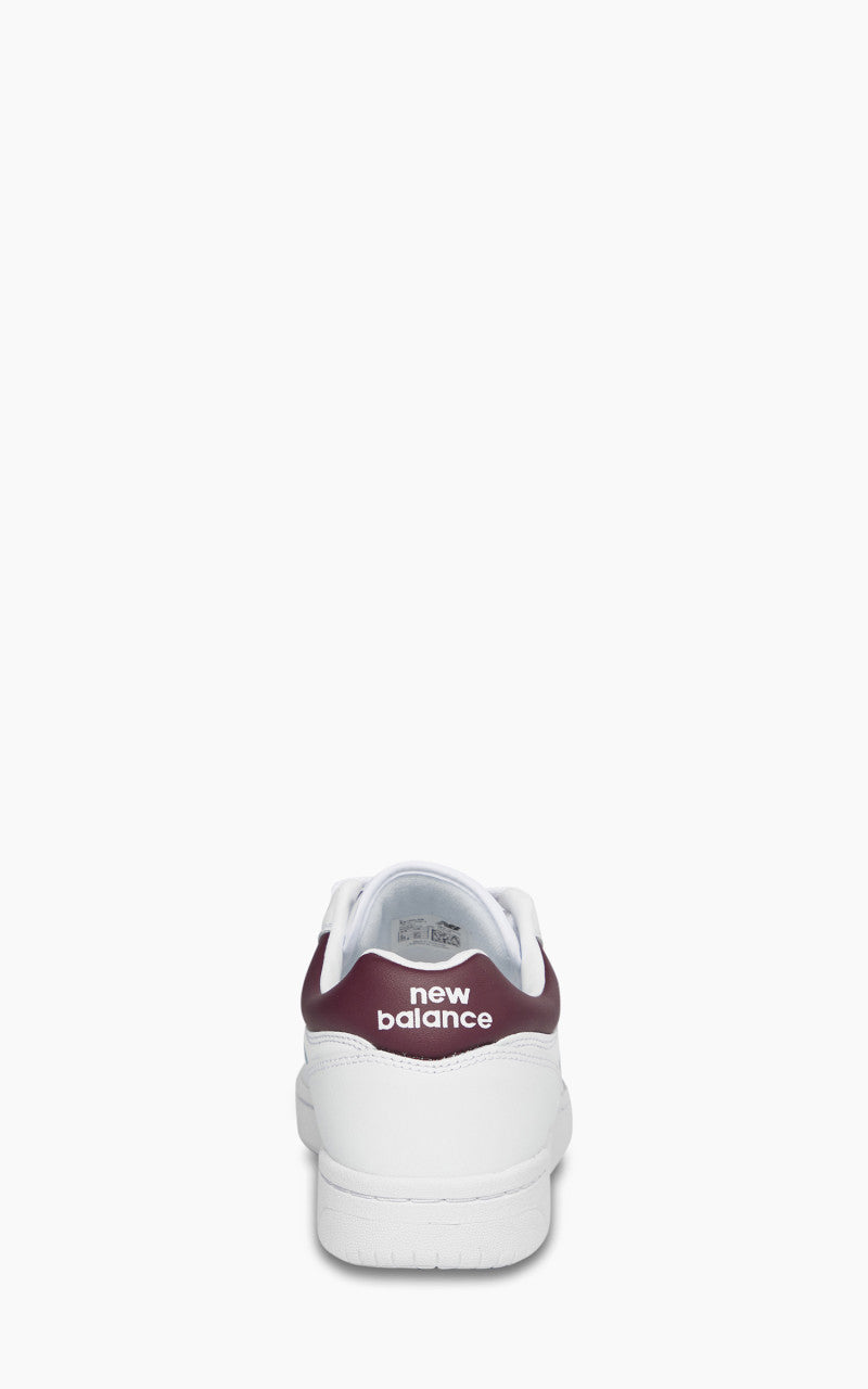 New Balance BB480 LDB White/Burgundy