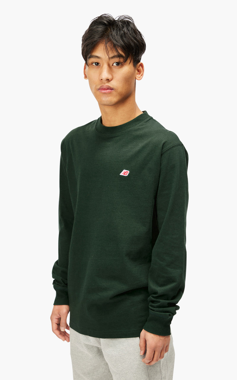 New Balance Core Long Sleeve T-Shirt "Made in USA" Midnight Green