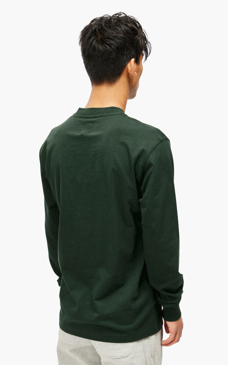 New Balance Core Long Sleeve T-Shirt "Made in USA" Midnight Green