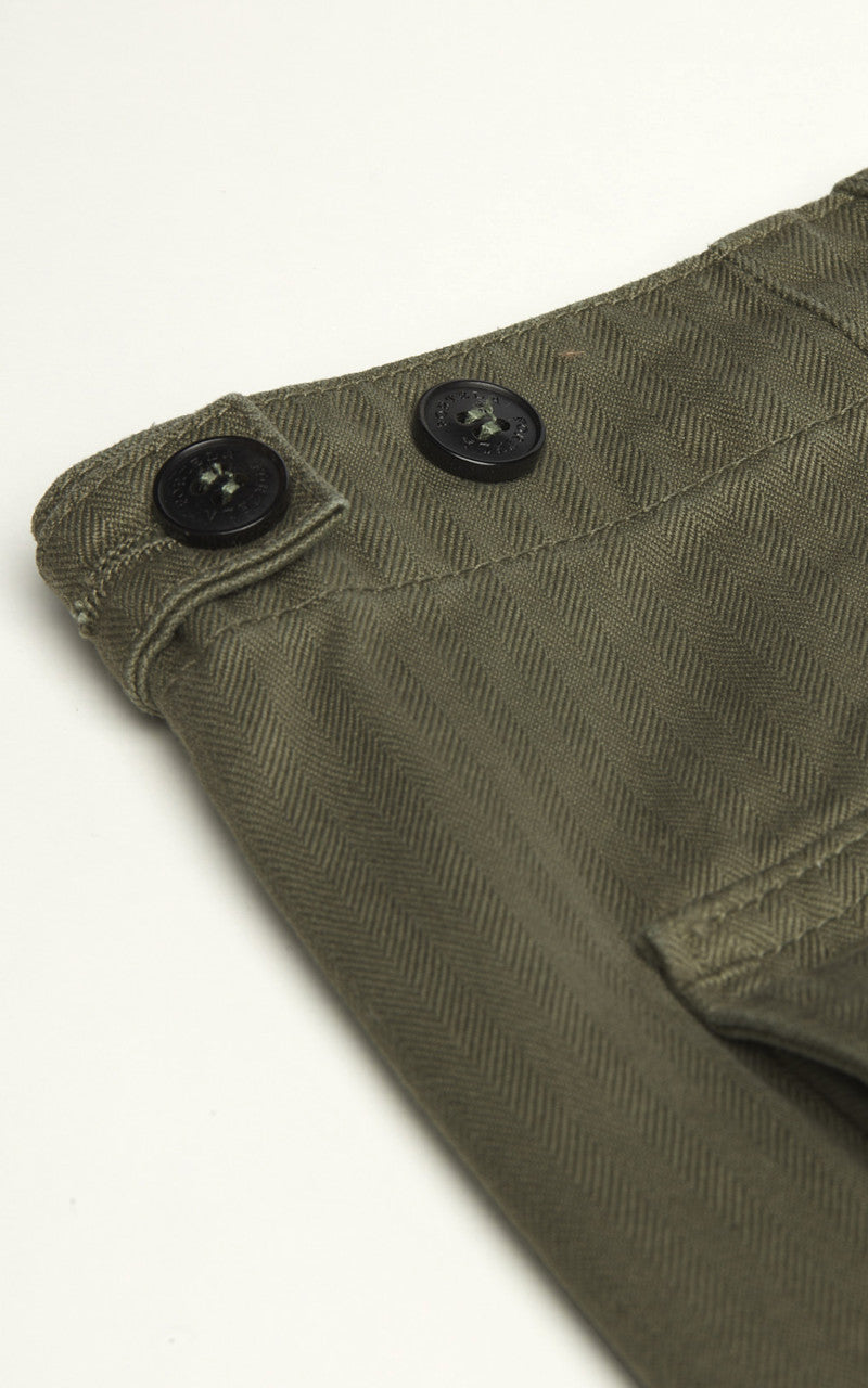 Fortela New Fatigue Pants Herringbone Green