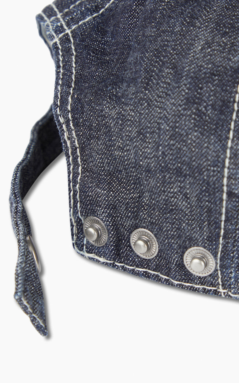 Nigel Cabourn Mechanics Cap Denim Indigo