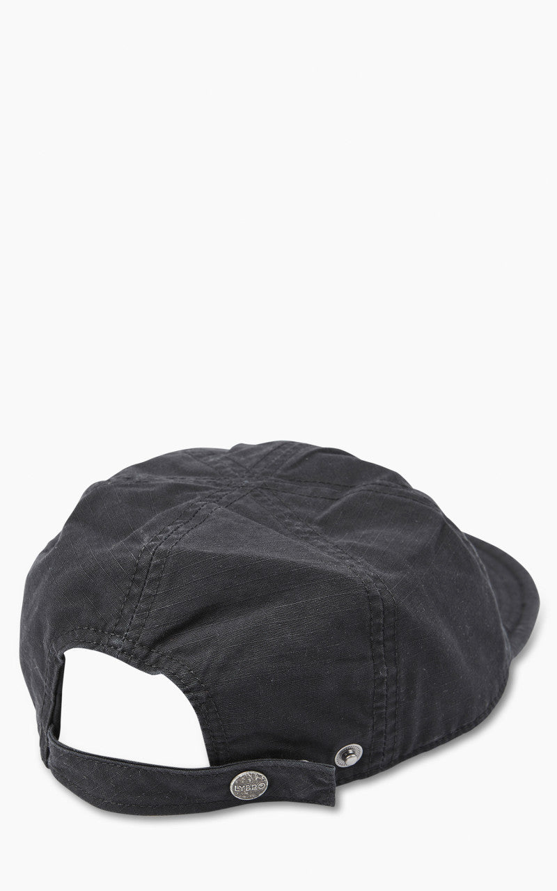 Nigel Cabourn Mechanics Cap Cotton Ripstop Black