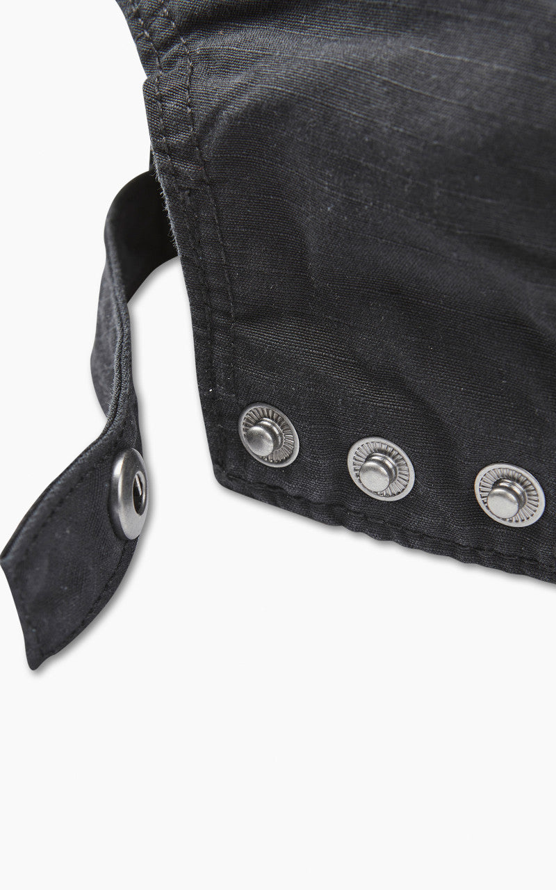 Nigel Cabourn Mechanics Cap Cotton Ripstop Black