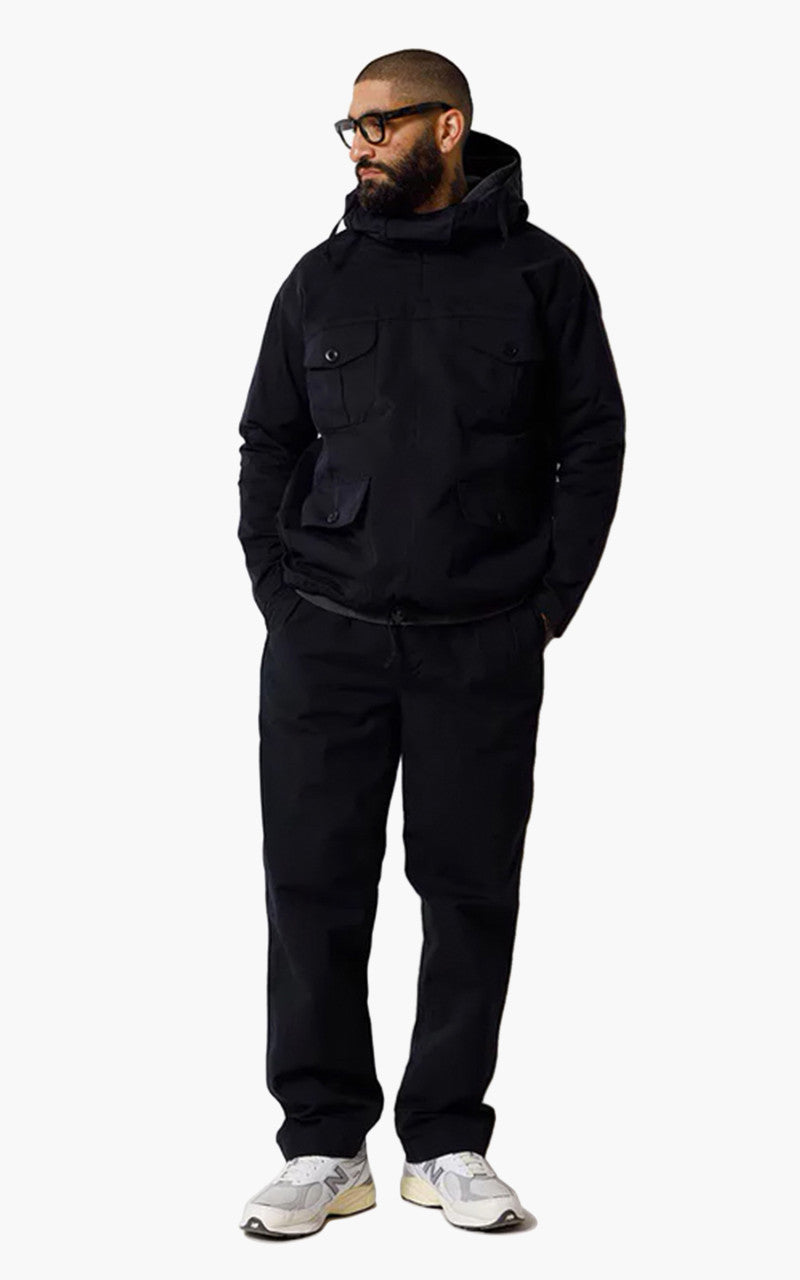 Nigel Cabourn Pleated Chino Cotton Ripstop Black
