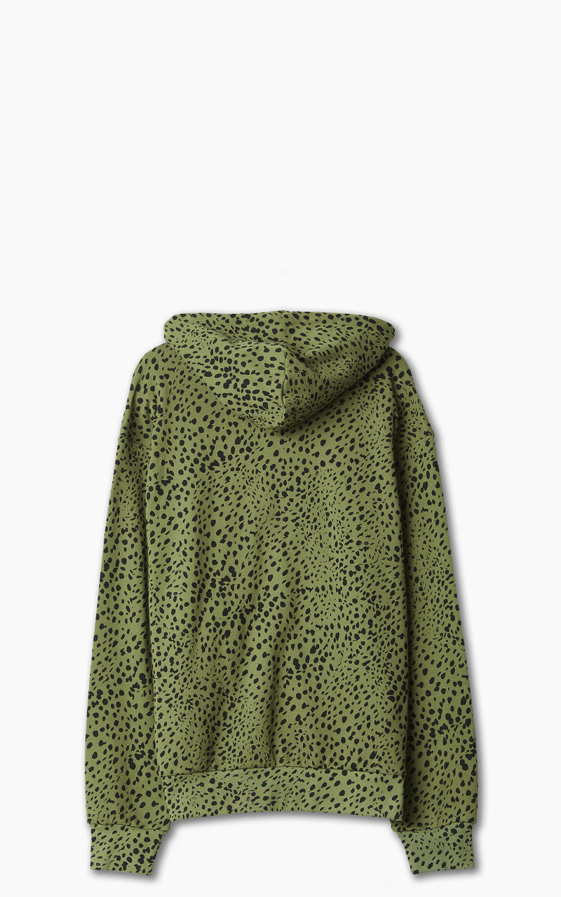 Noon Goons Chit Chat Zip Hoodie Green Leopard