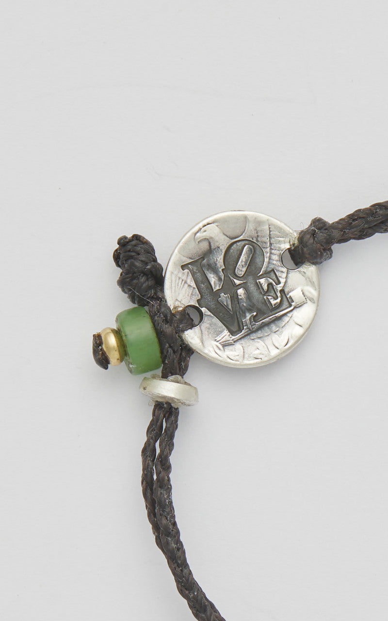 North Works D-307 Bracelet Waxed Dollar Smile