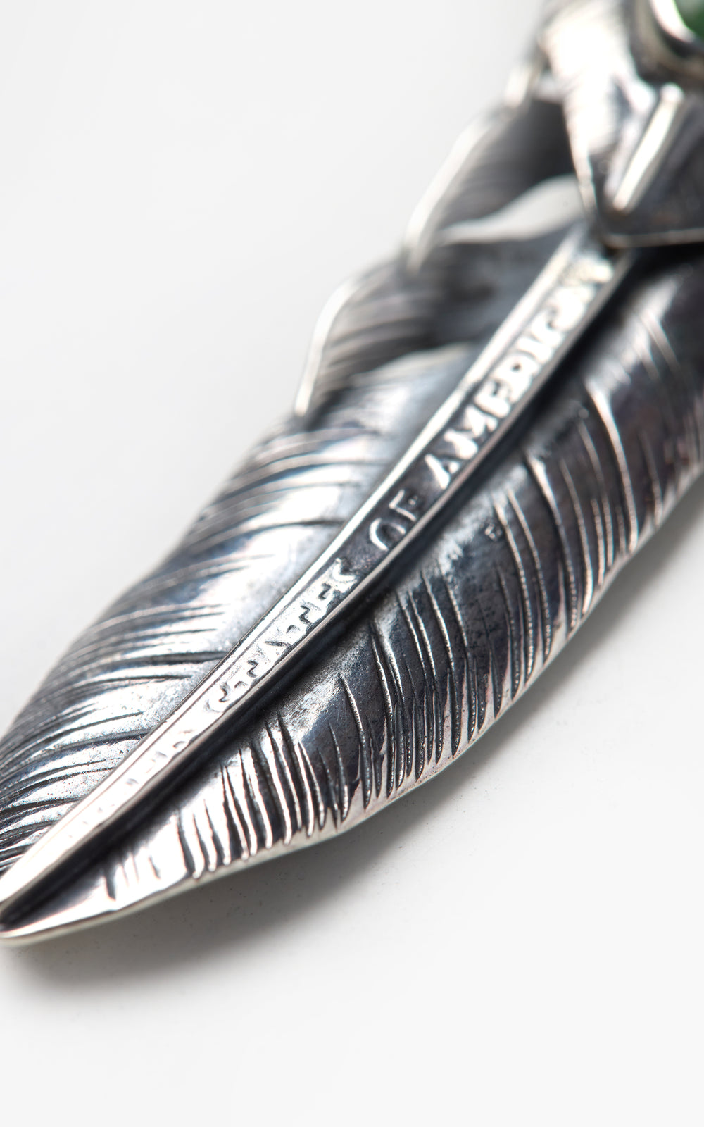North Works x CULTIZM Necklace 925 Silver Liberty Feather Turquoise
