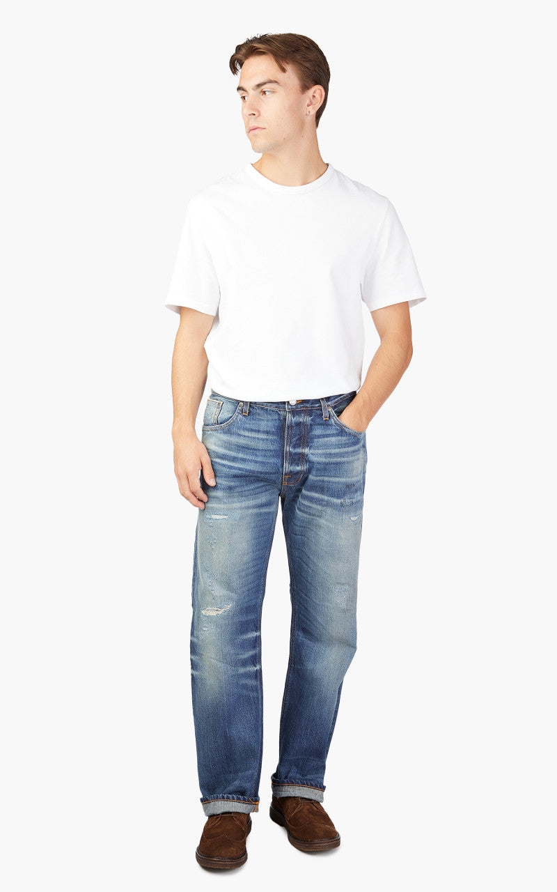 未使用 セルビッチ nudie jeans LOOSE LEIF レプリカモデル Nudie Jeans Loose Leif Noel Replica Selvage