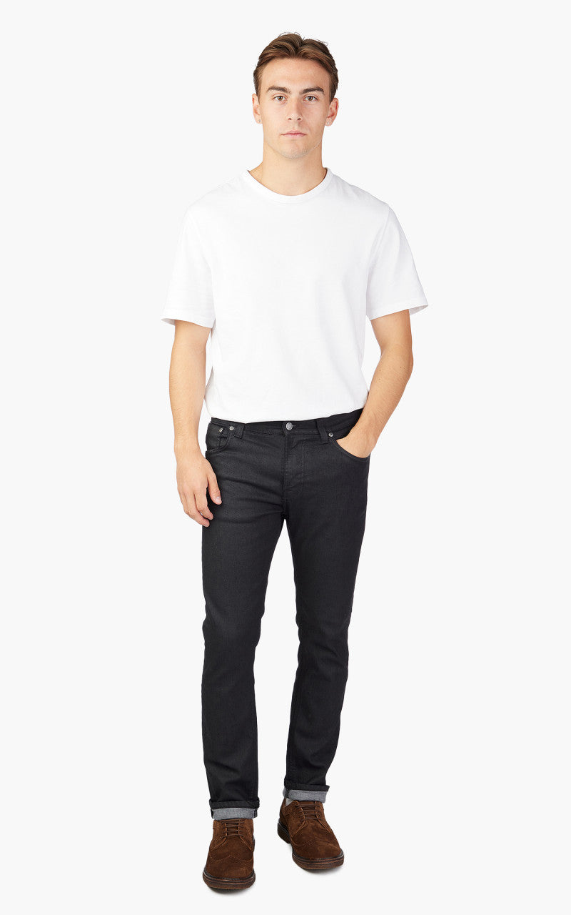 Nudie Jeans Thin Finn Back 2 Black 12oz