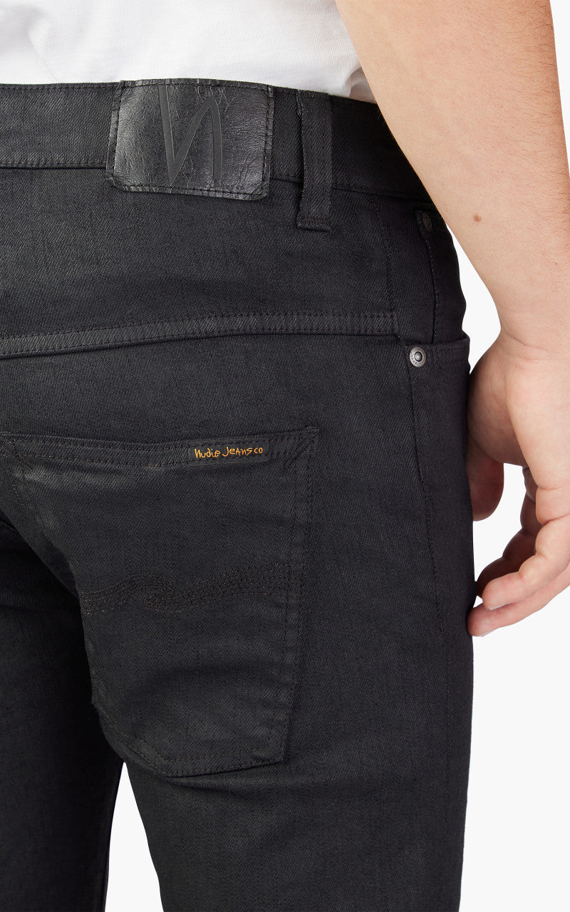 Nudie Jeans Thin Finn Back 2 Black 12oz