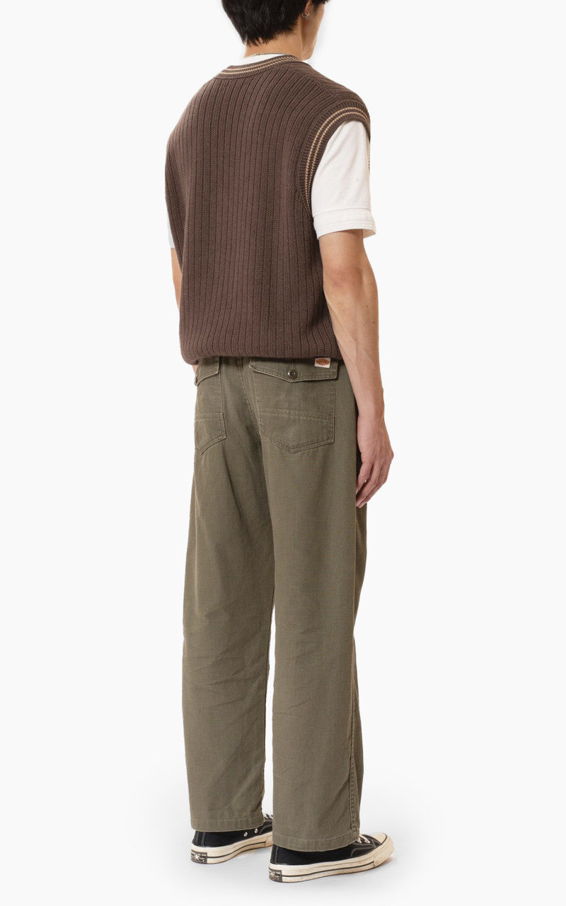Nudie Jeans Sverre Knitted Vest Brownmelange