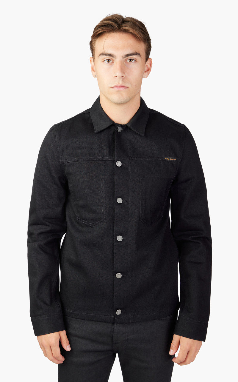 Nudie Jeans Ronny Dry Black Selvage