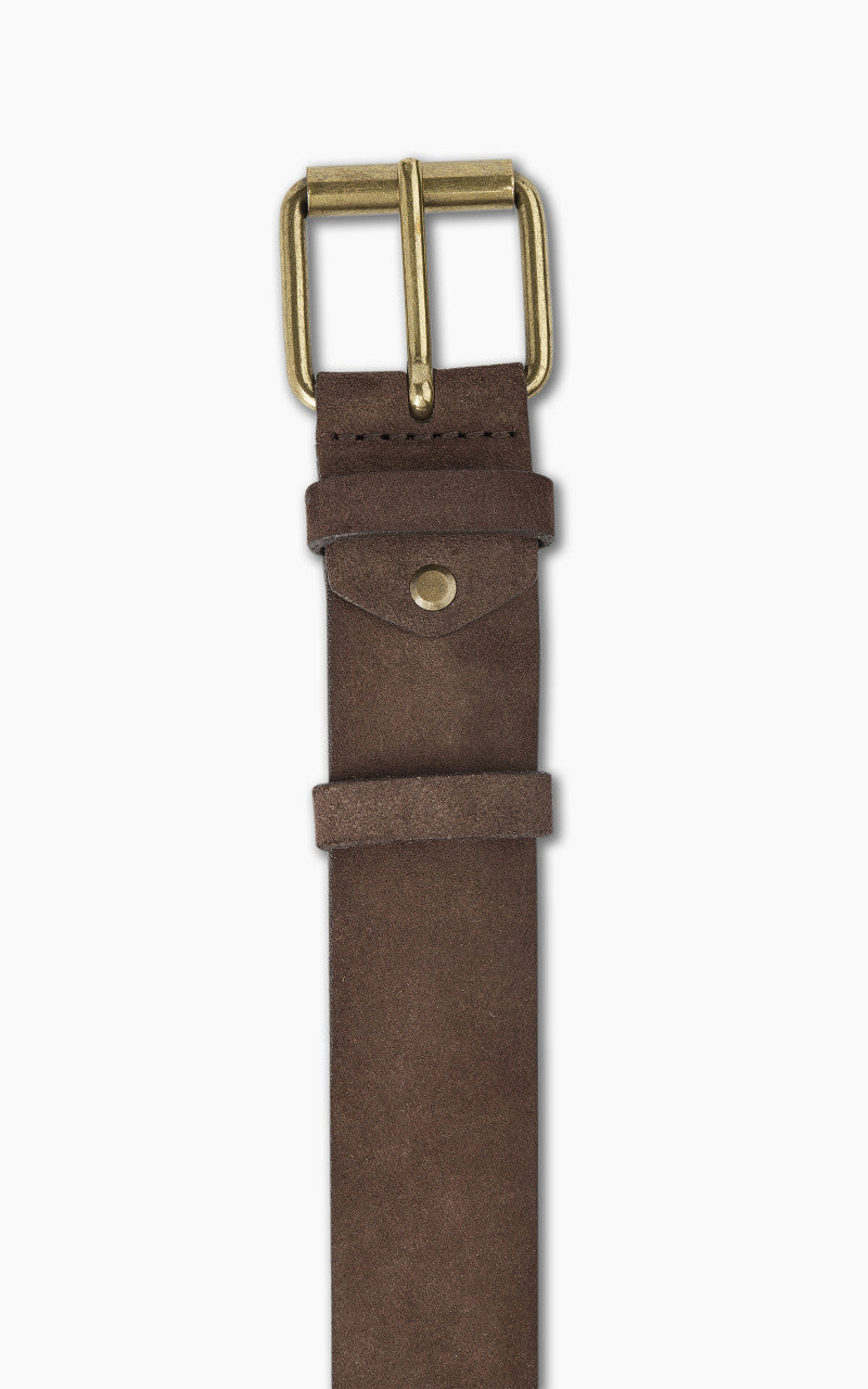 Nudie Jeans Pedersson Suede Belt Brown