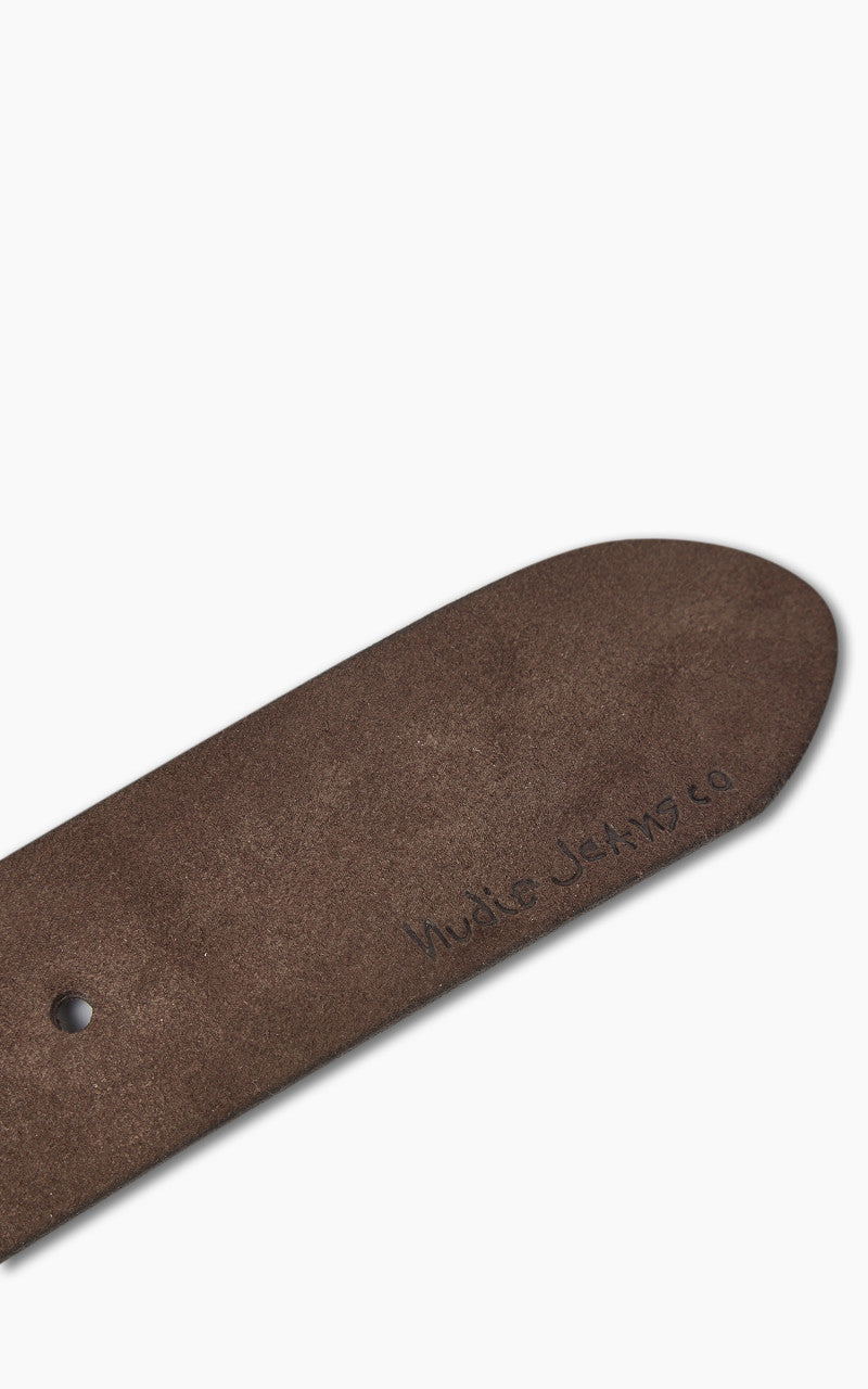 Nudie Jeans Pedersson Suede Belt Brown