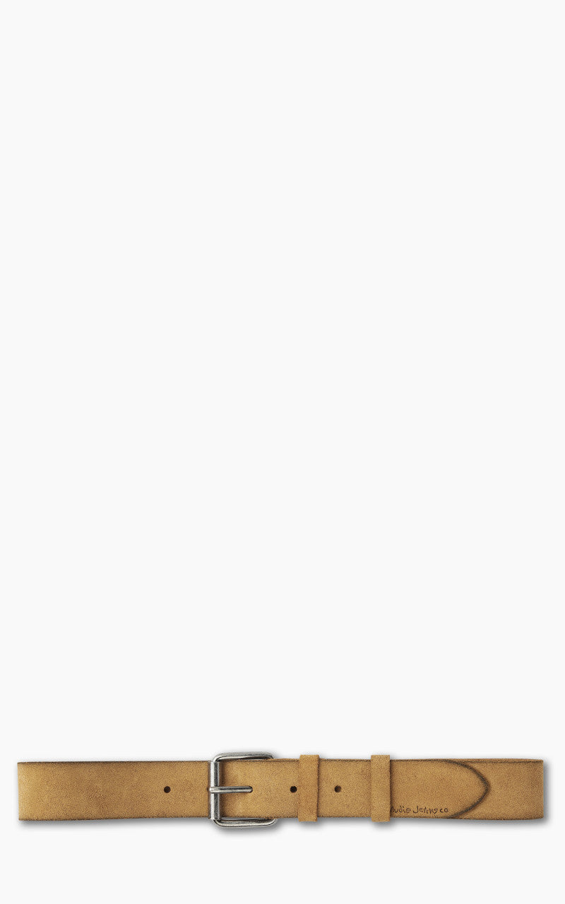 Nudie Jeans Pedersson Suede Belt Ochre