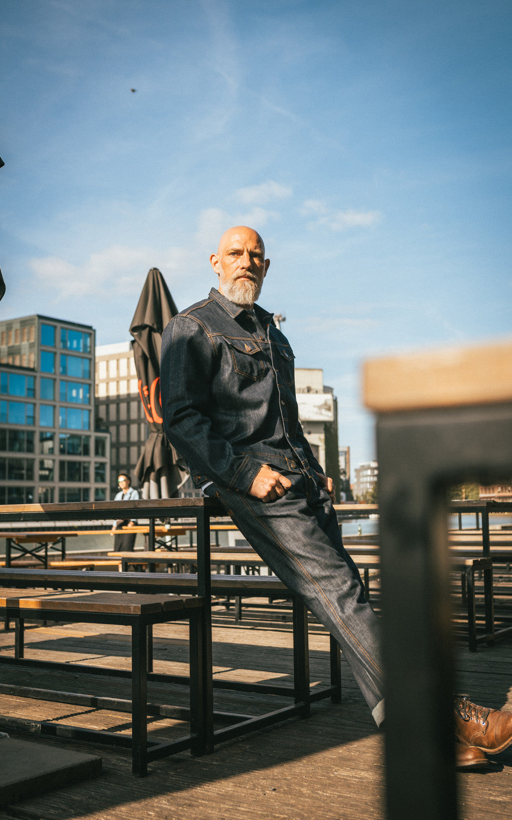 ☆ドリーム2号館☆　ジモティー割引　NUDIE JEANS/ジャケット/BK/S Nudie Jeans（ヌーディージーンズ） 【ボーナスストア 誰でも+5% 4/28